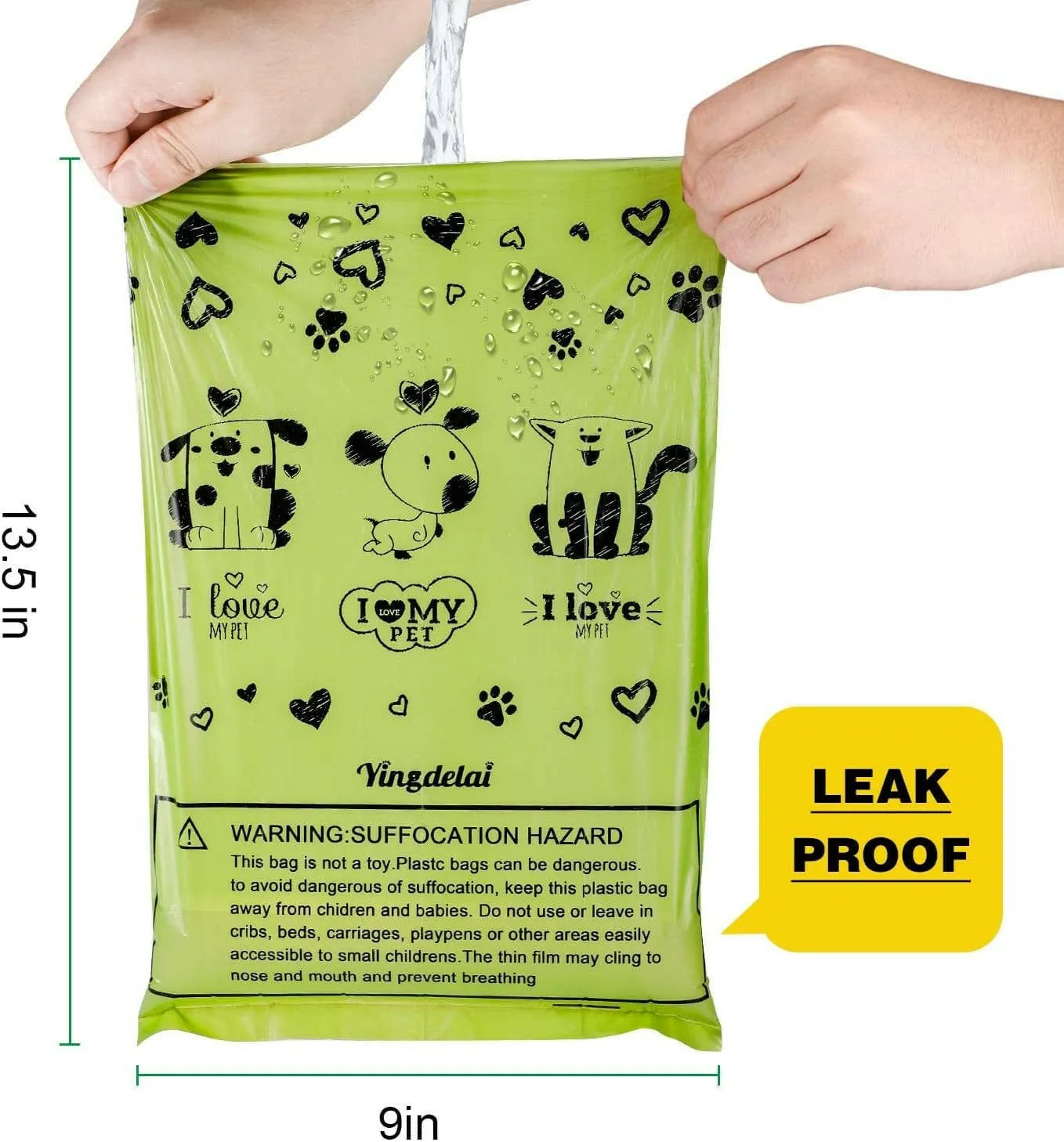 Eco-Friendly Vibrant Dog Poop Bags ( 4 colors)